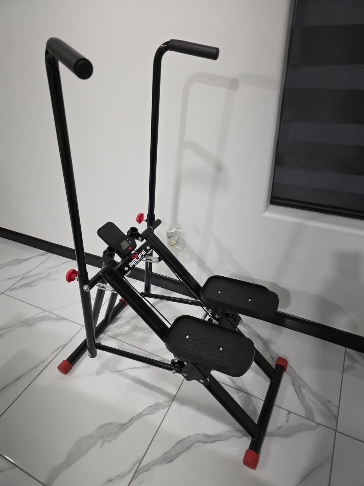 RELIFE REBUILD YOUR LIFE Stair Stepper for Home Exercise,New Version Stair Climber with Adjustable Resistance, Vertical Climber Cardio Exercise Machine for Full Body Workout, Extended Step Range customer photo 2