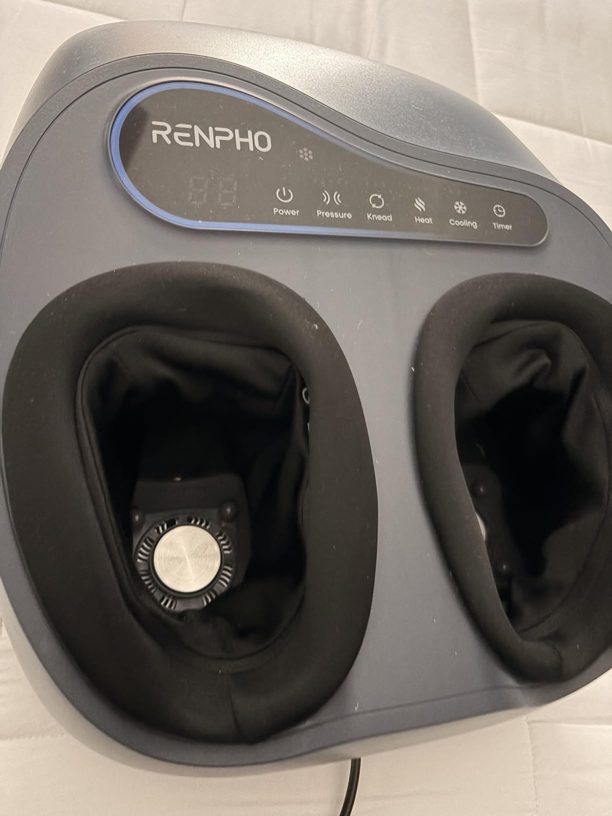 RENPHO Thermacool 2-in-1 Foot Massager with Heat & Cold, FSA Eligible HSA, 3 Kneading & 5 Compression for Neuropathy and Plantar Fasciitis, Up to Men's US Size 13 customer photo 1