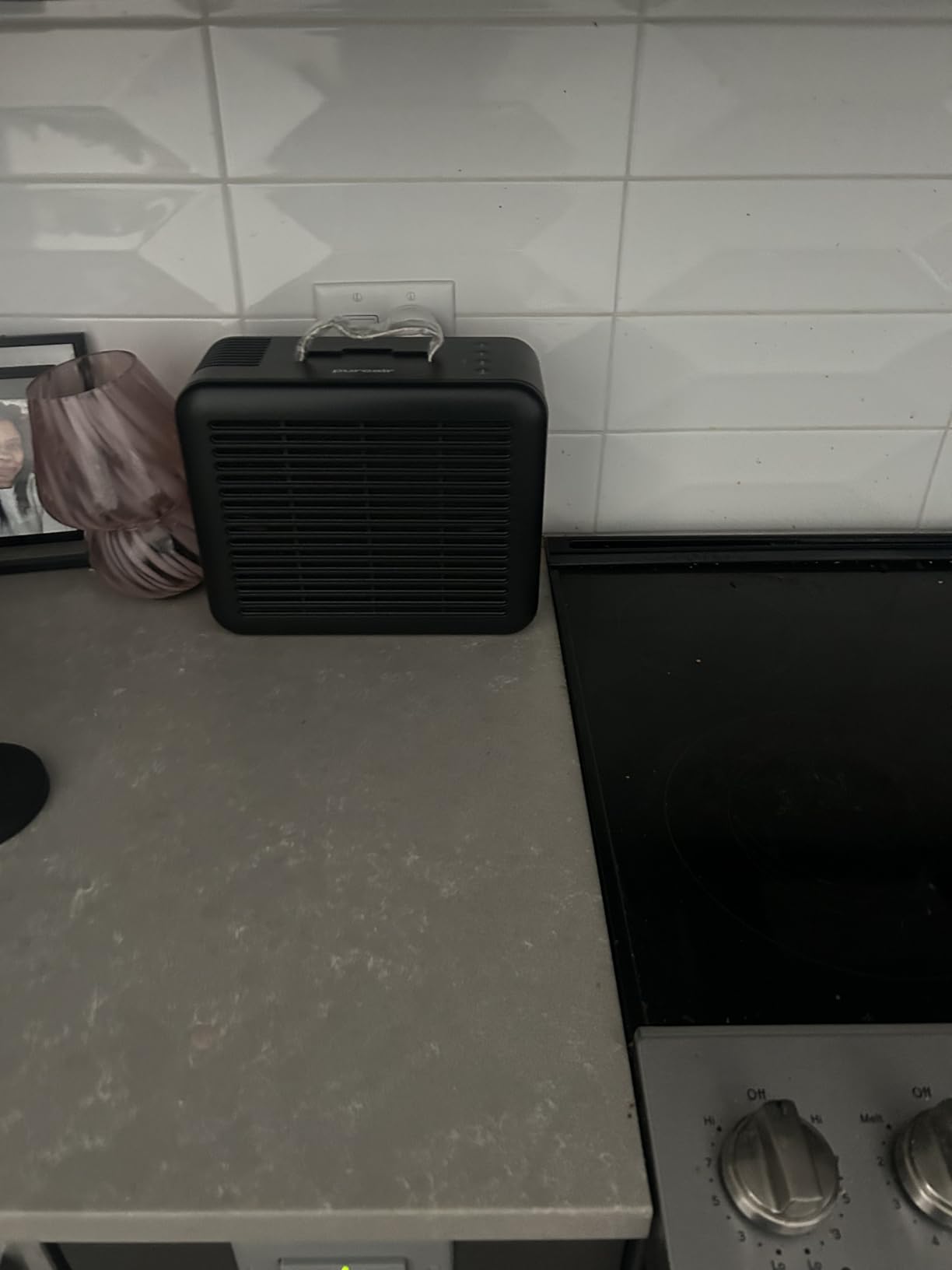 PuroAir Air Purifier 100i Smart HEPA Air Purifiers for Home Pets - Portable Small Air Purifier Filters up to 550 Ft² of Pollutants, Smoke, Pollen, Dust - Room Air Purifiers for Bedroom, Baby, Office customer photo 2
