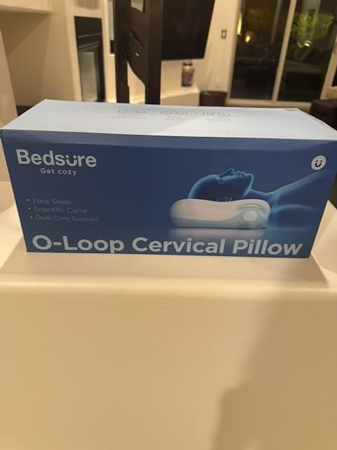 Bedsure Cervical Neck Pillow - Memory Foam Pillows for Ergonomic Orthopedic Pillow for Neck Pain Relief, Double - Sided Design Shape Gently Cradles Head & Provides for Side & Back Sleepers customer photo 2