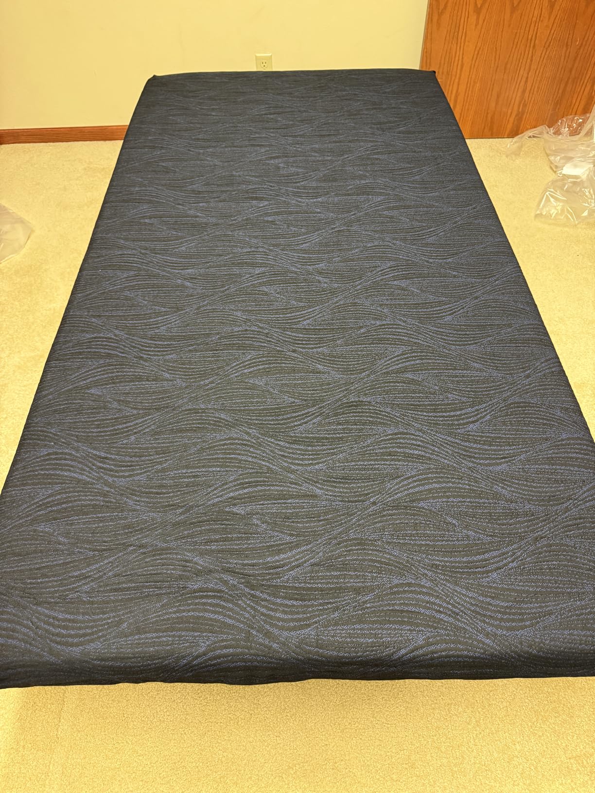 Extra Firm Mattress Topper Queen Size, 3 Inch High Density Cooling Memory Foam Mattress Topper For Back Pain Relief, Bamboo Charcoal Cooling Gel Infused Bed Topper with Washable Cover, CertiPUR-US customer photo 2