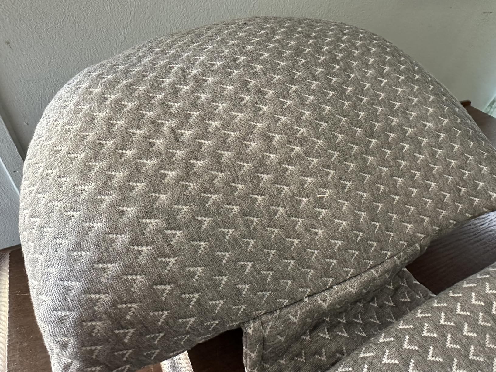 Pregnancy Wedge Pillow for Sleeping, Adjustable Maternity Pillow for Side Sleepers, Supports Back, Belly & Hip, Ideal for Pregnant Women, Rayon Made from Bamboo Removable Cover, Grey (Regular) customer photo 2