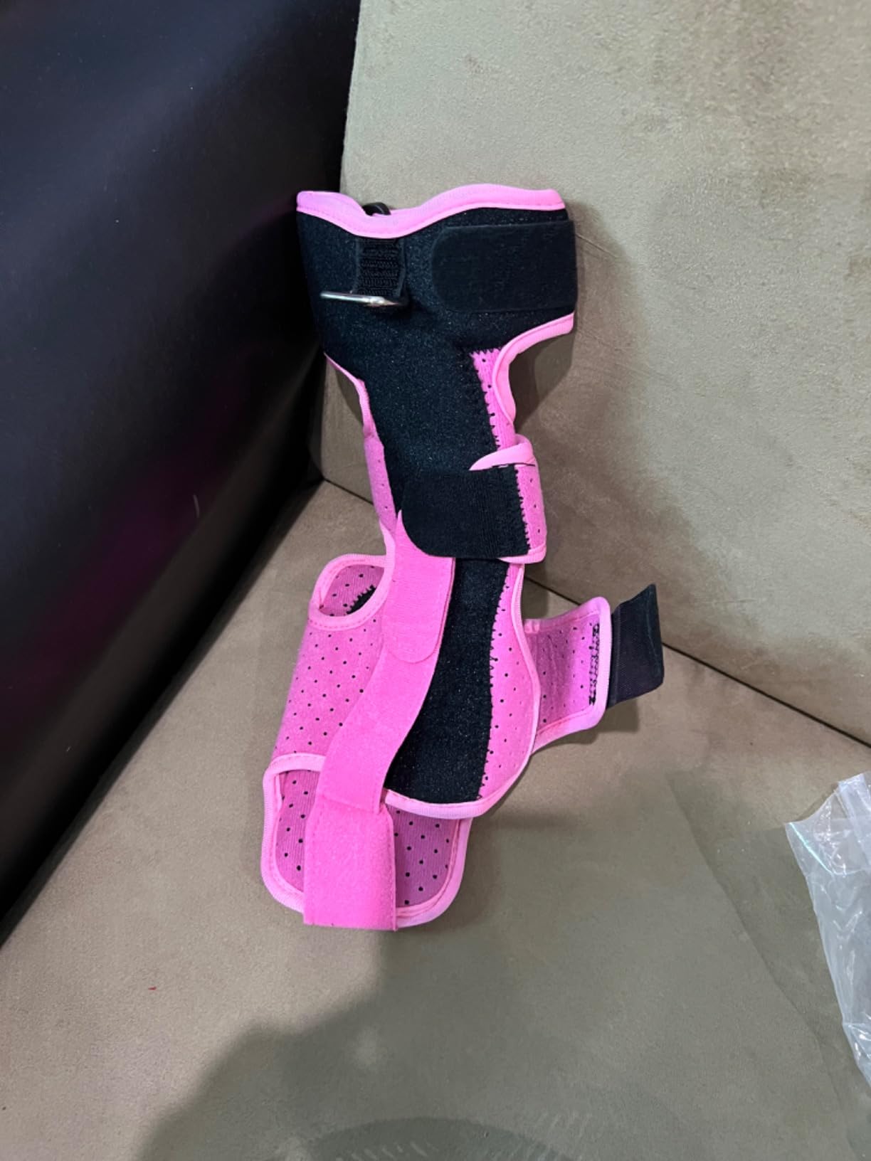 Plantar Fasciitis Night Splint - Upgraded Plantar Fasciitis Relief Braces For Women Men Day Night - Ankle Brace Arch Support Achilles Tendonitis Relief Foot Drop Heel Pain Relief - Breathable customer photo 2