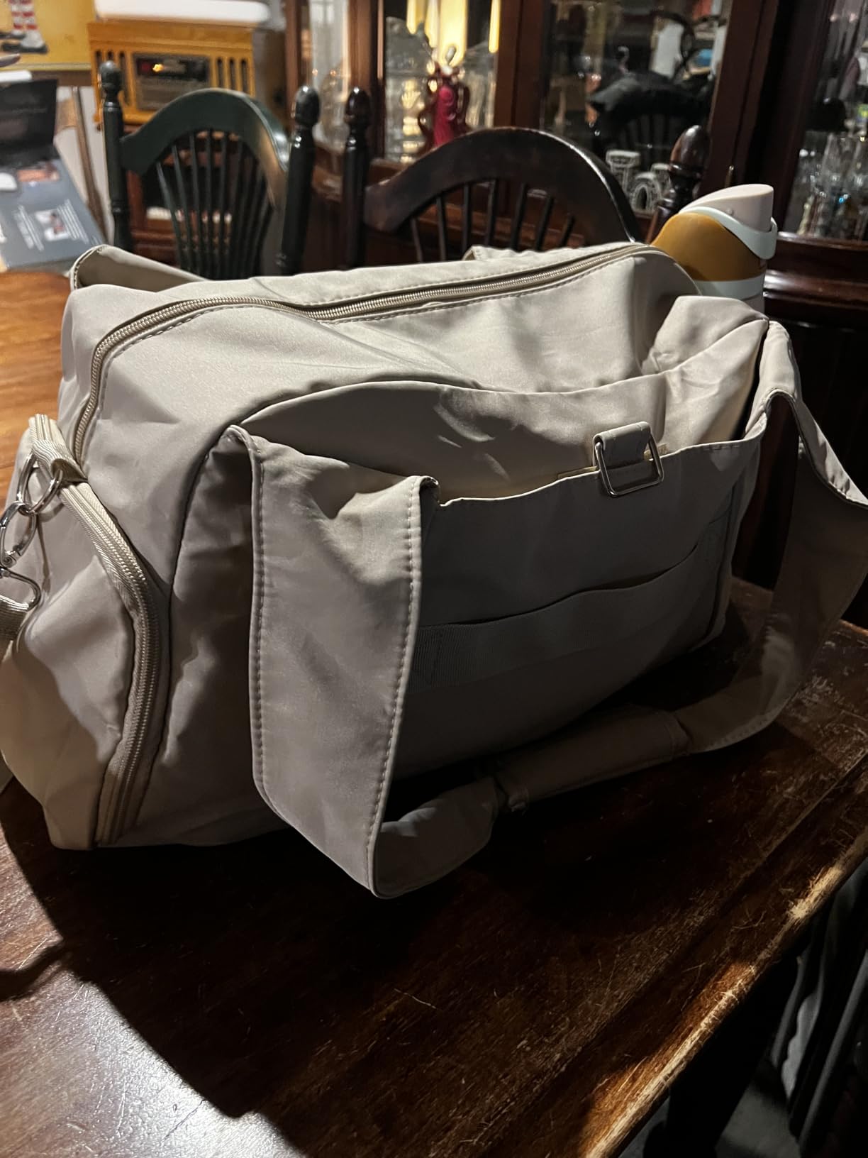 Marvolia Gym Bag for Women with Yoga Mat Holder, Sports Duffle Bag for Travel with Shoes Compartment, Tote Bag with Wet Pocket for Yoga Workout, Dance customer photo 2