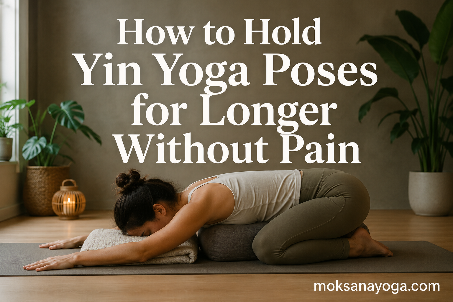 How to Hold Yin Yoga Poses for Longer Without Pain