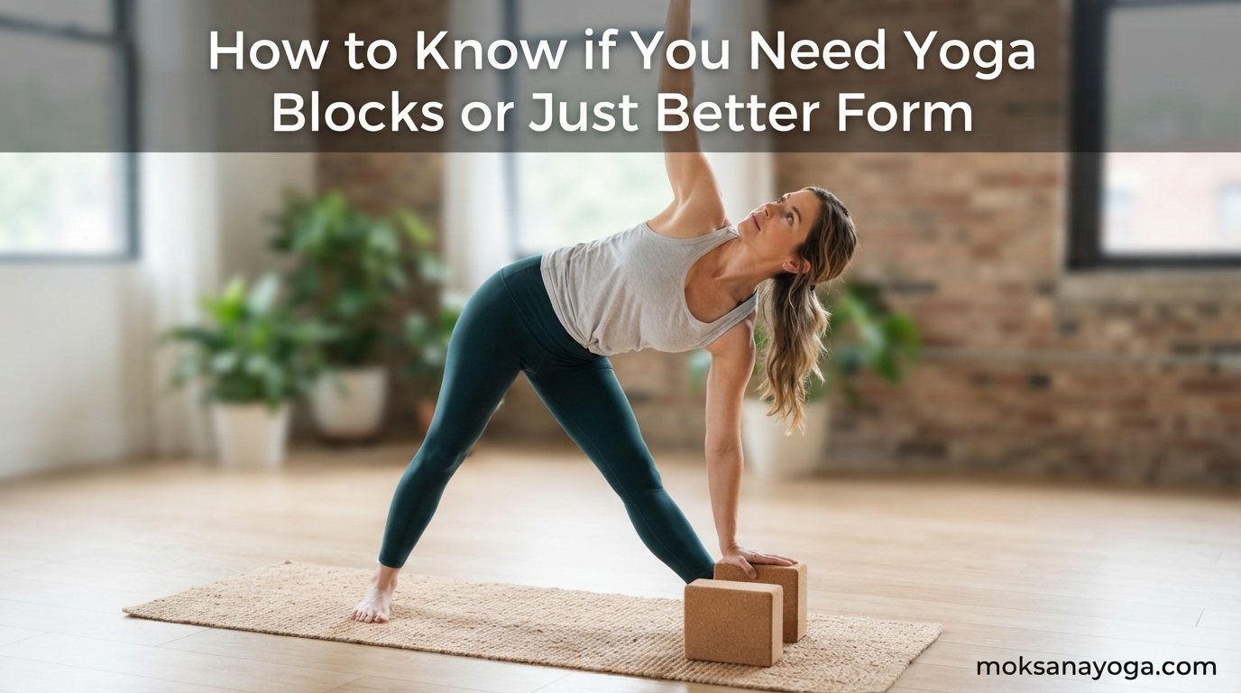 How to Know if You Need Yoga Blocks or Just Better Form