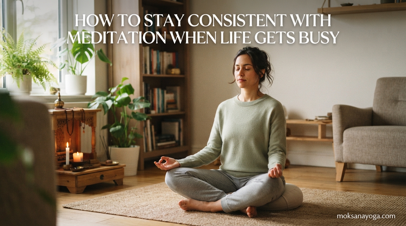 How to Stay Consistent With Meditation When Life Gets Busy