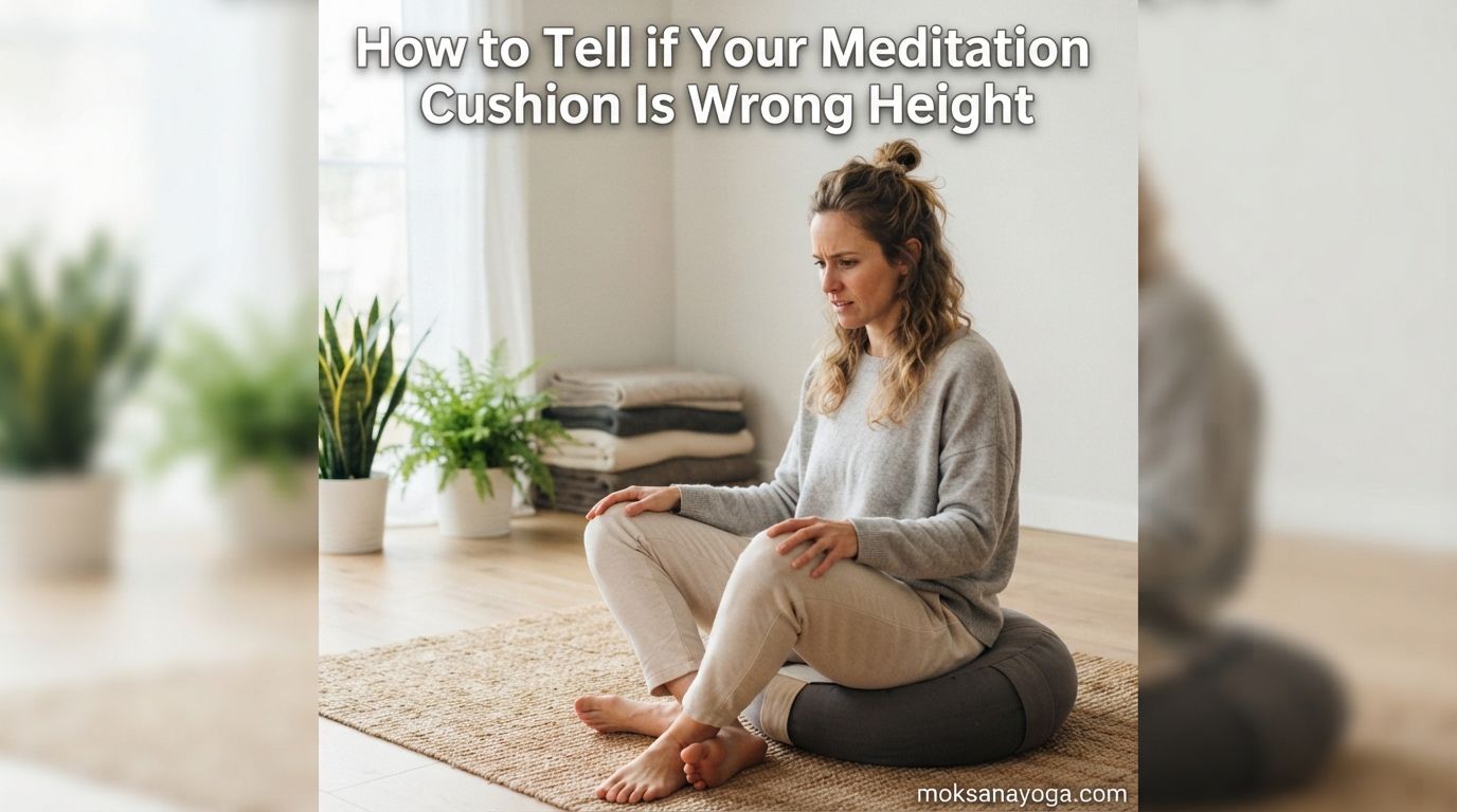 How to Tell if Your Meditation Cushion Is Wrong Height