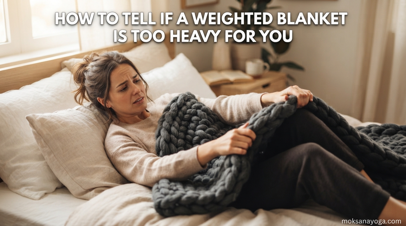 How to Tell if a Weighted Blanket Is Too Heavy for You