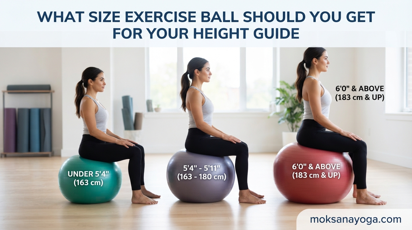 What Size Exercise Ball Should You Get for Your Height Guide