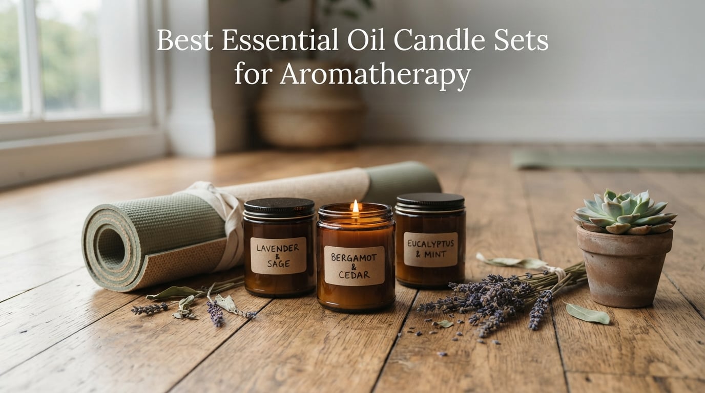 Best Essential Oil Candle Sets for Aromatherapy
