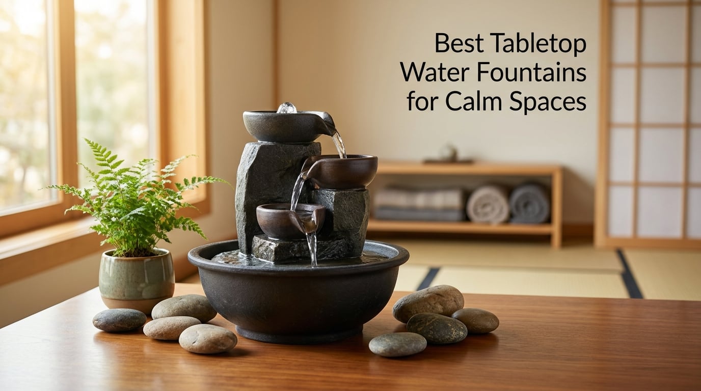 Best Tabletop Water Fountains for Calm Spaces