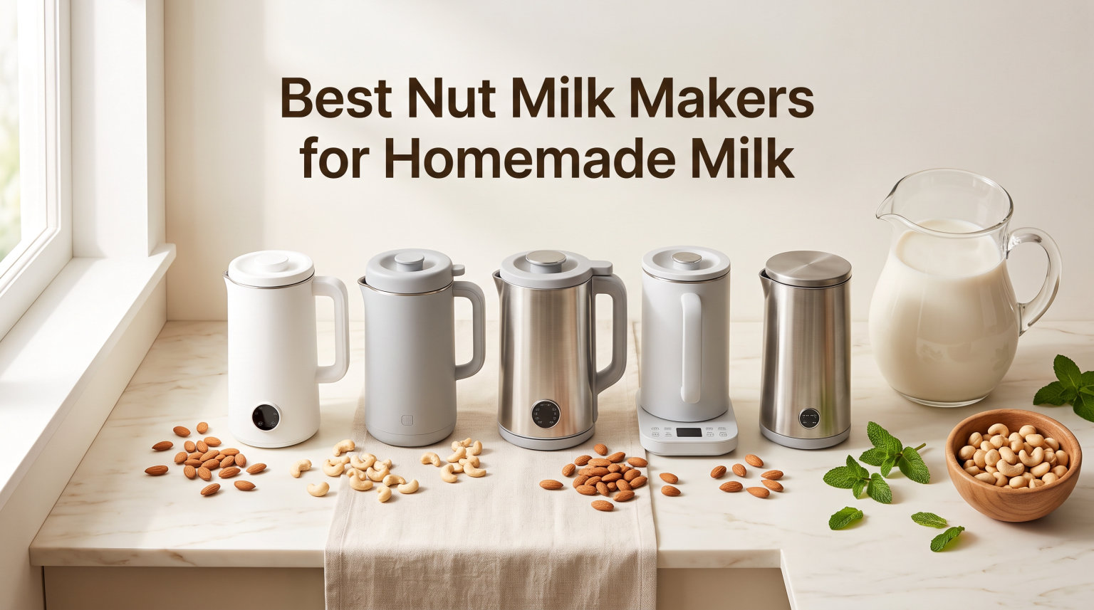 Best Nut Milk Makers for Homemade Milk