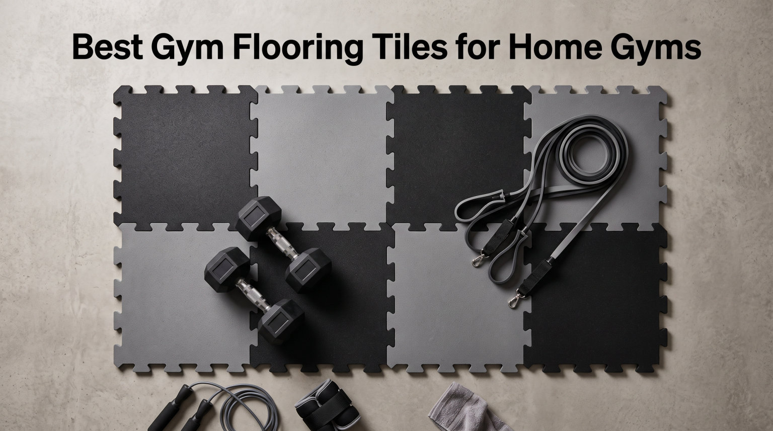 Best Gym Flooring Tiles for Home Gyms