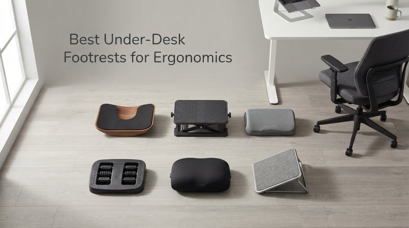 Best Under-Desk Footrests for Ergonomics