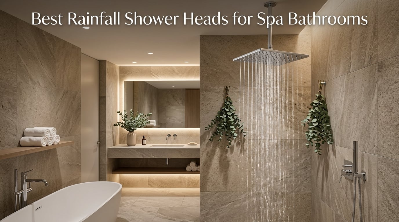 Best Rainfall Shower Heads for Spa Bathrooms