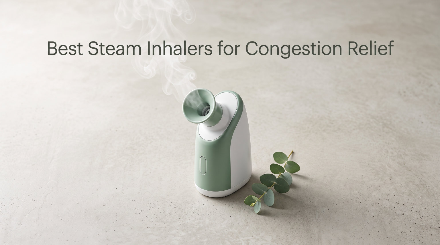 Best Steam Inhalers for Congestion Relief