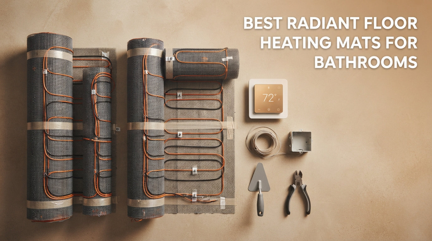 Best Radiant Floor Heating Mats for Bathrooms