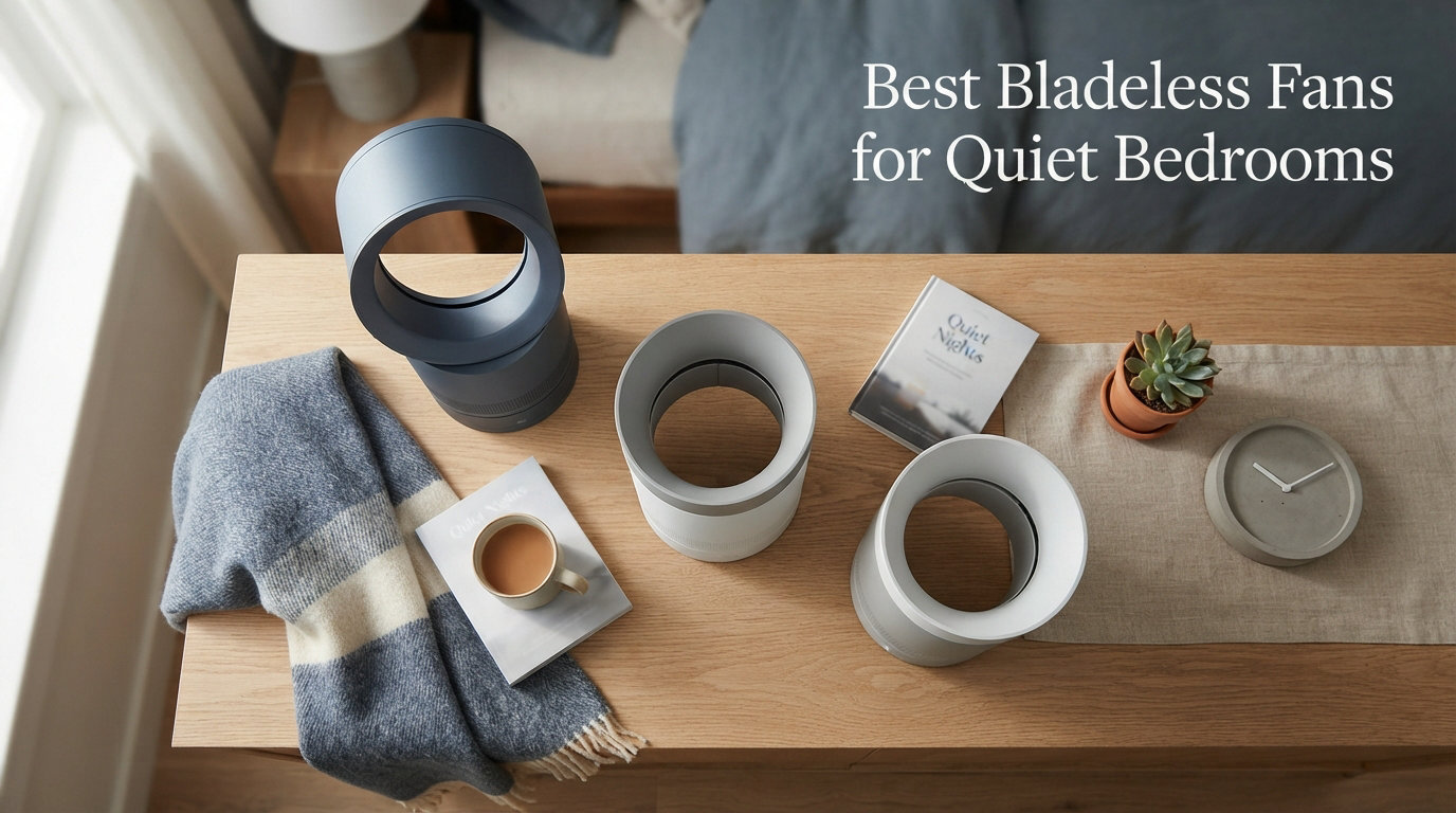 Best Bladeless Fans for Quiet Bedrooms