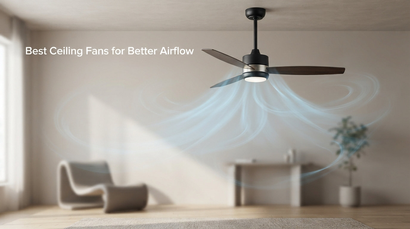 Best Ceiling Fans for Better Airflow