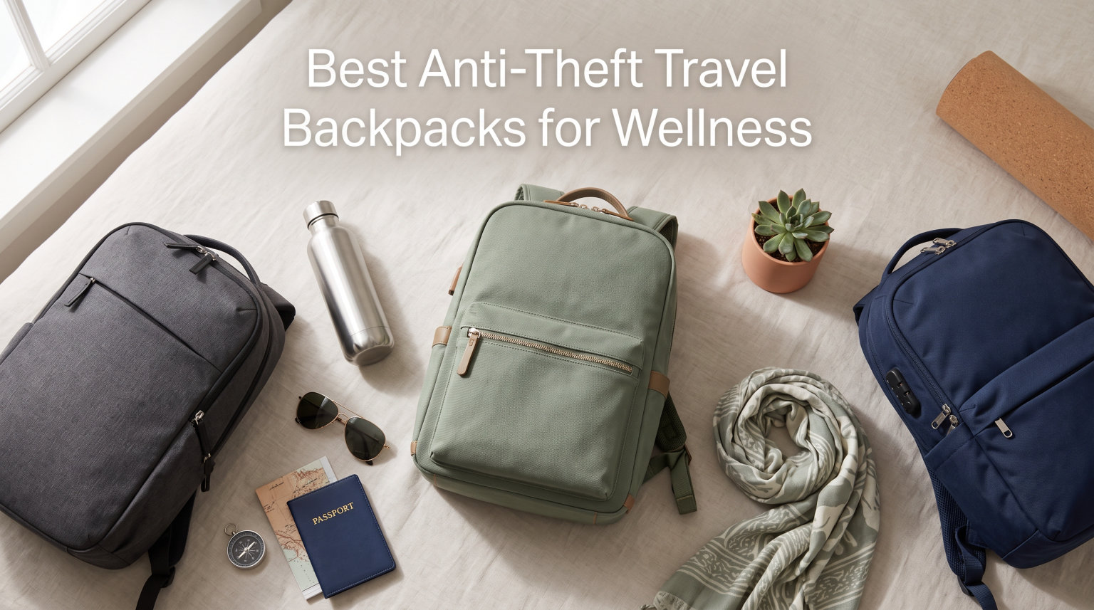 Best Anti-Theft Travel Backpacks for Wellness
