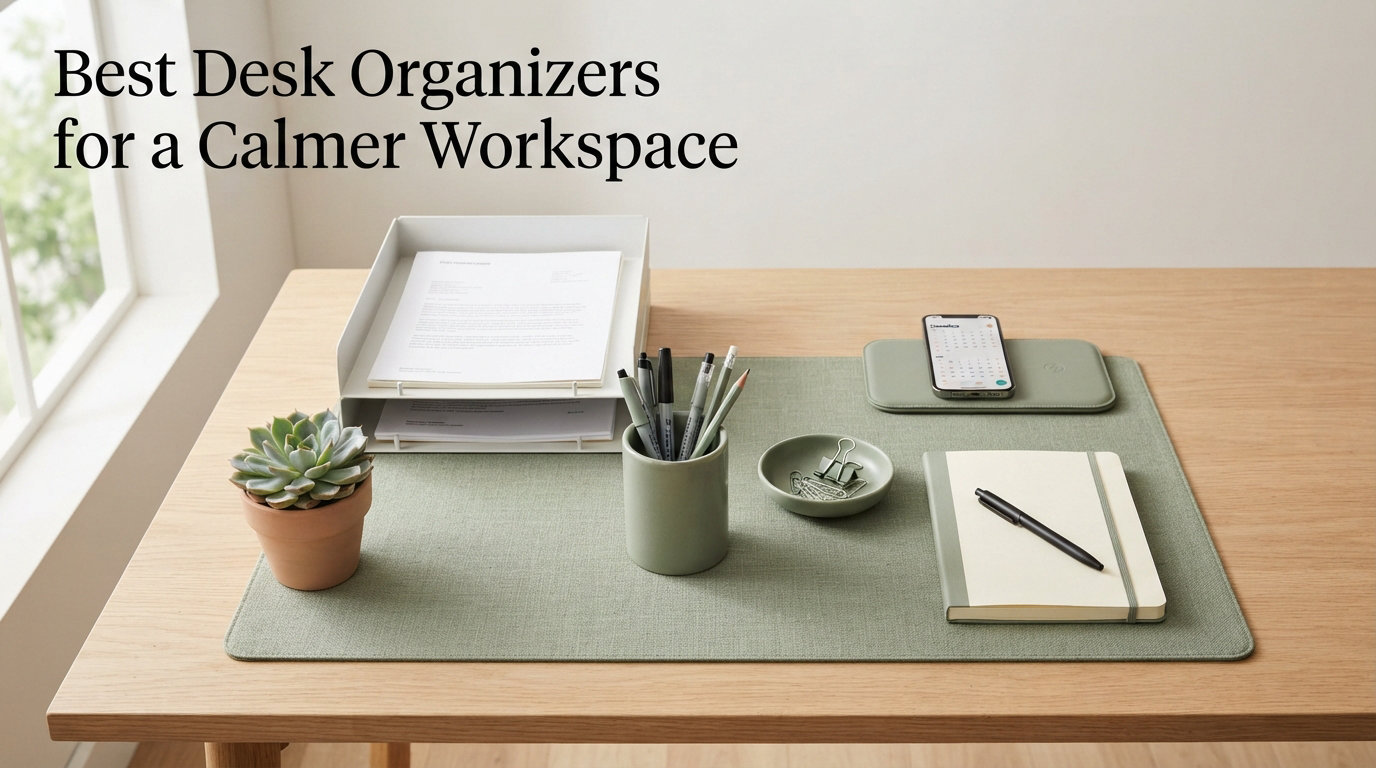 Best Desk Organizers for a Calmer Workspace