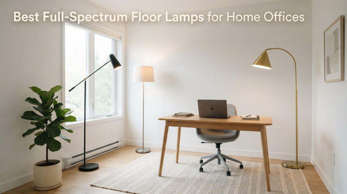 Best Full-Spectrum Floor Lamps for Home Offices