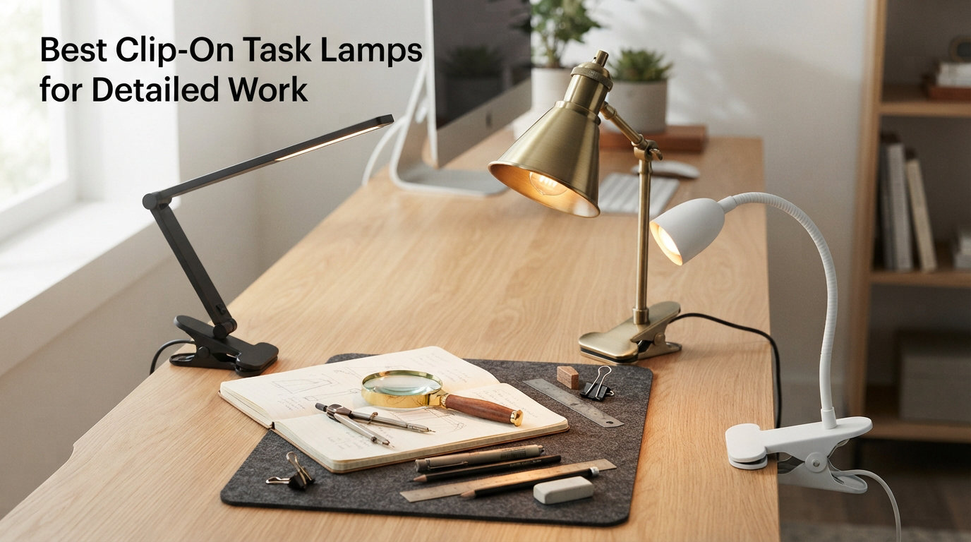 Best Clip-On Task Lamps for Detailed Work