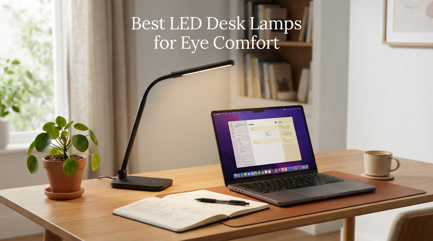 Best LED Desk Lamps for Eye Comfort