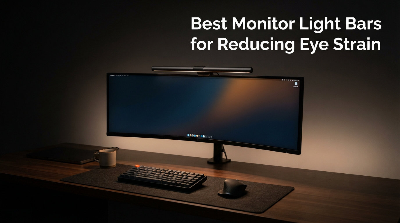 Best Monitor Light Bars for Reducing Eye Strain