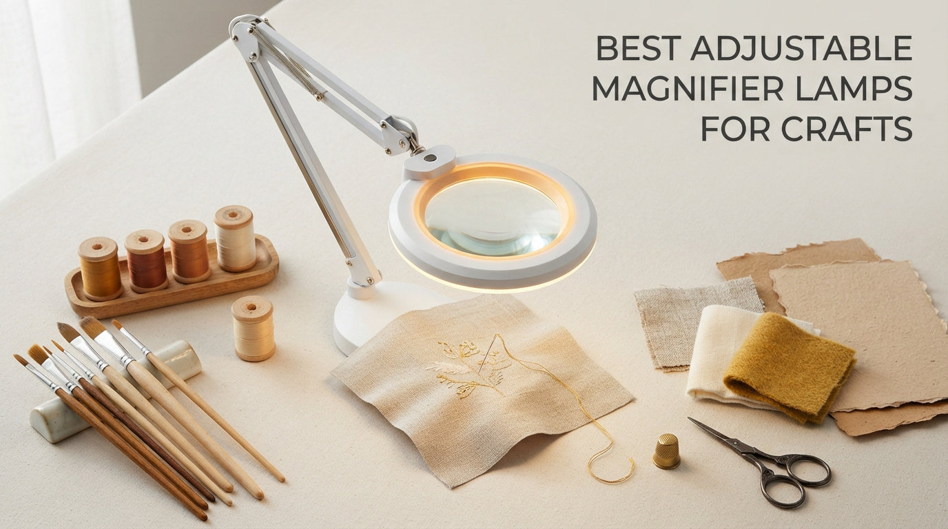 Best Adjustable Magnifier Lamps for Crafts