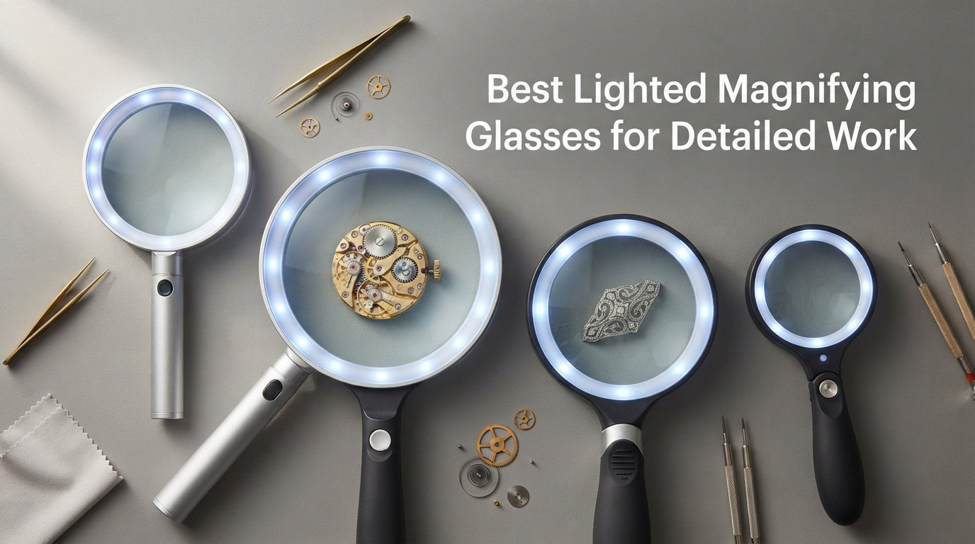 Best Lighted Magnifying Glasses for Detailed Work