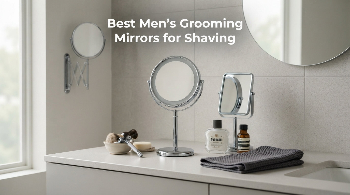 Best Men's Grooming Mirrors for Shaving