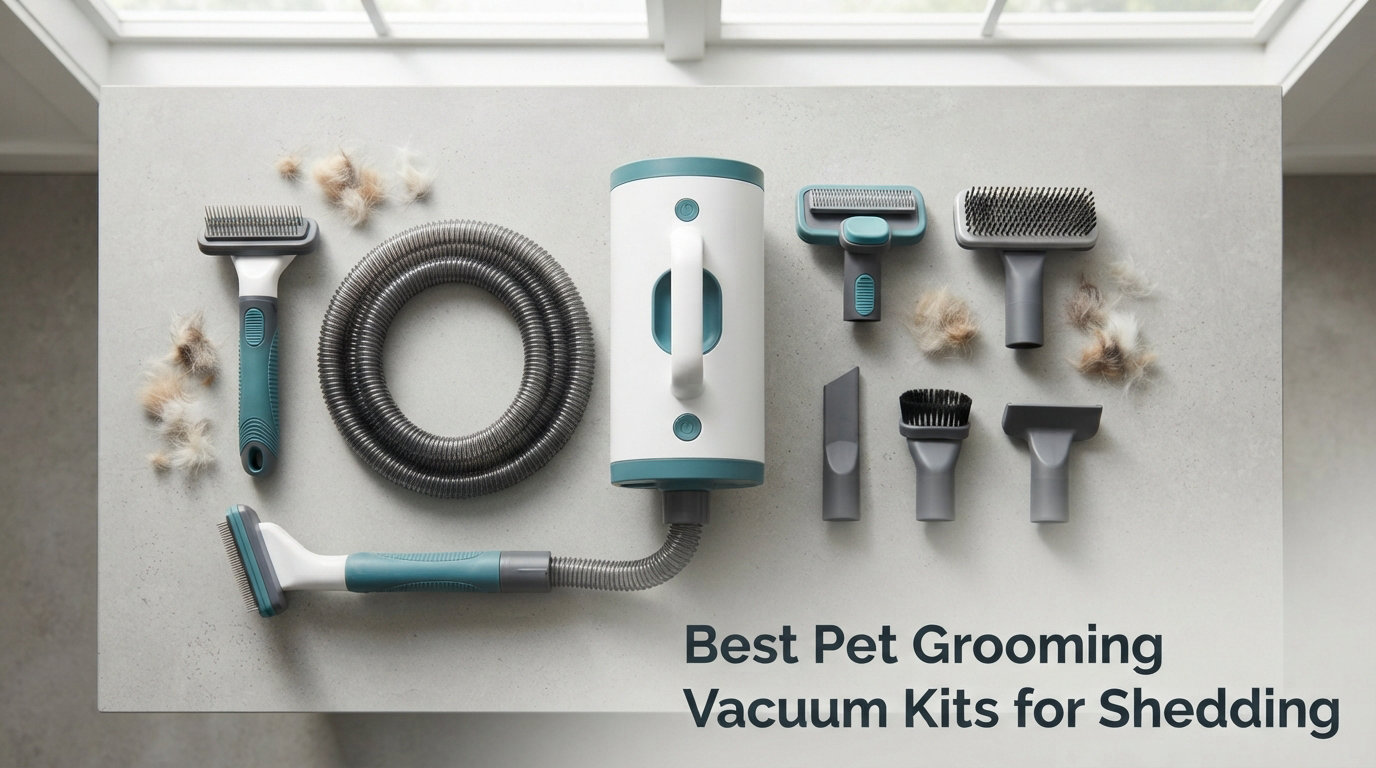 Best Pet Grooming Vacuum Kits for Shedding