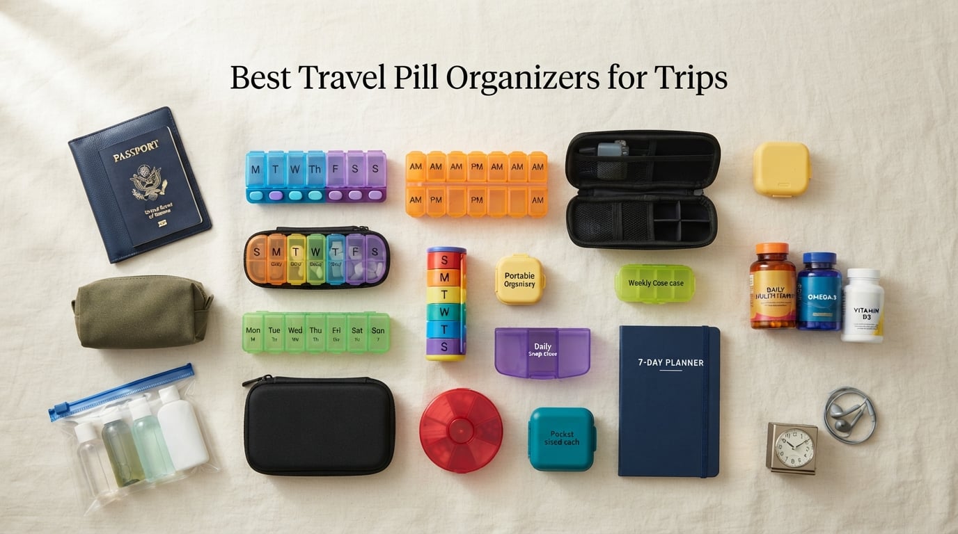 Best Travel Pill Organizers for Trips