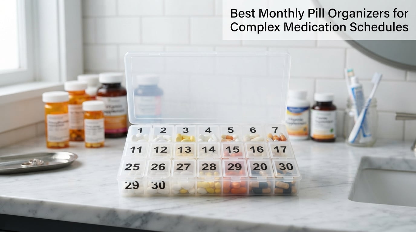 Best Monthly Pill Organizers for Complex Medication Schedules