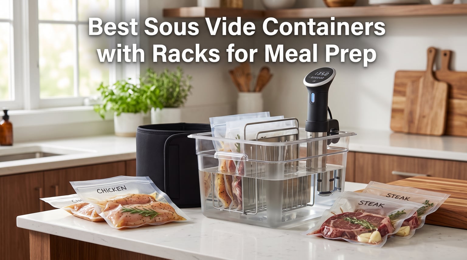 Best Sous Vide Containers with Racks for Meal Prep