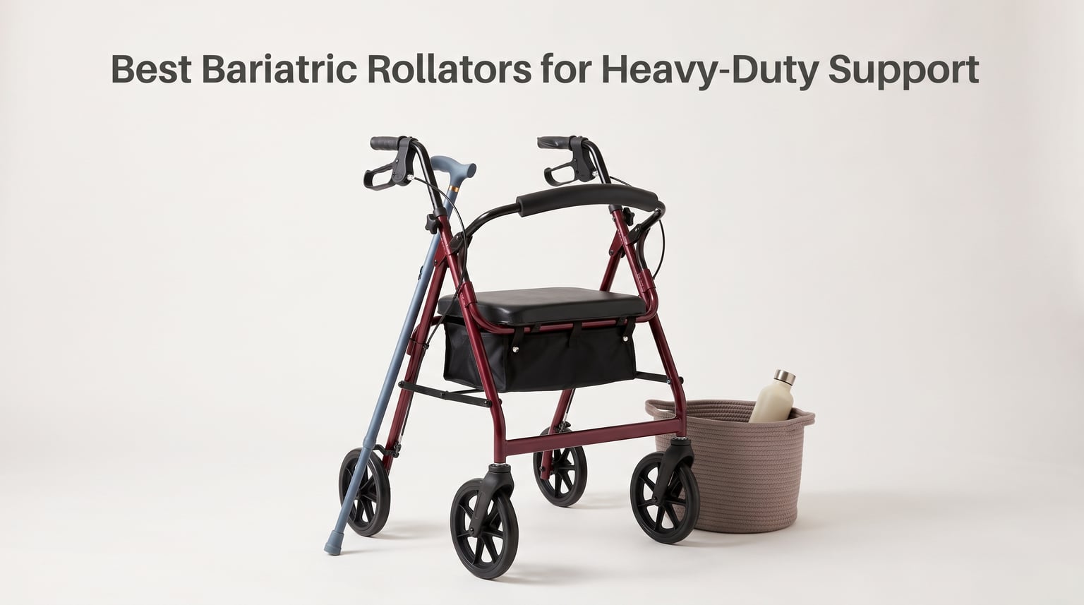 Best Bariatric Rollators for Heavy-Duty Support