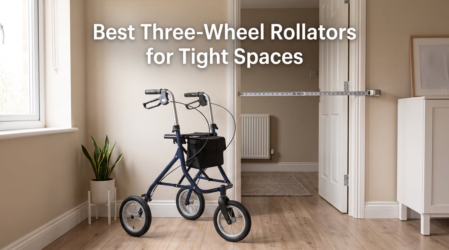 Best Three-Wheel Rollators for Tight Spaces