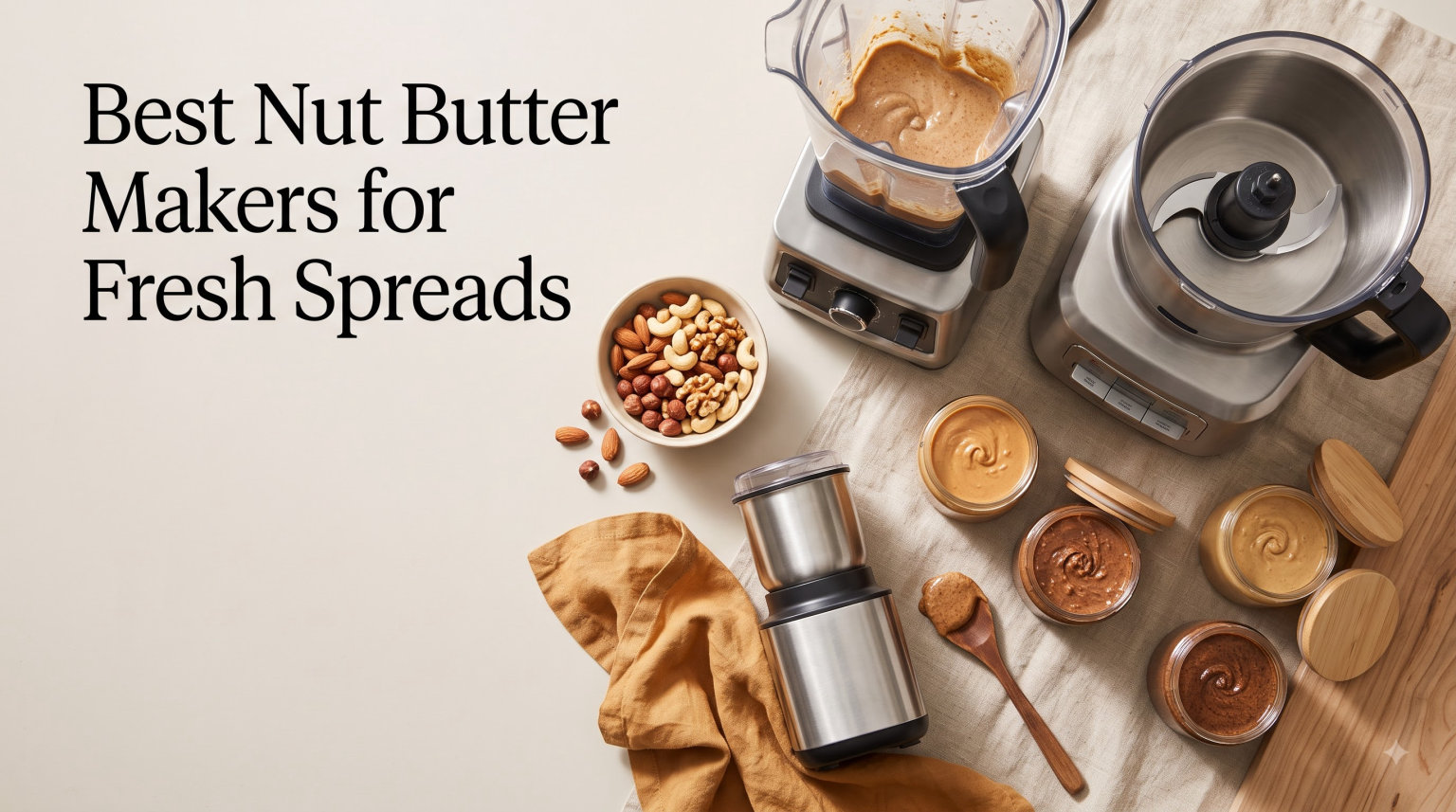 Best Nut Butter Makers for Fresh Spreads