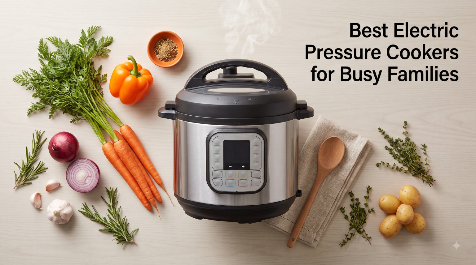 Best Electric Pressure Cookers for Busy Families