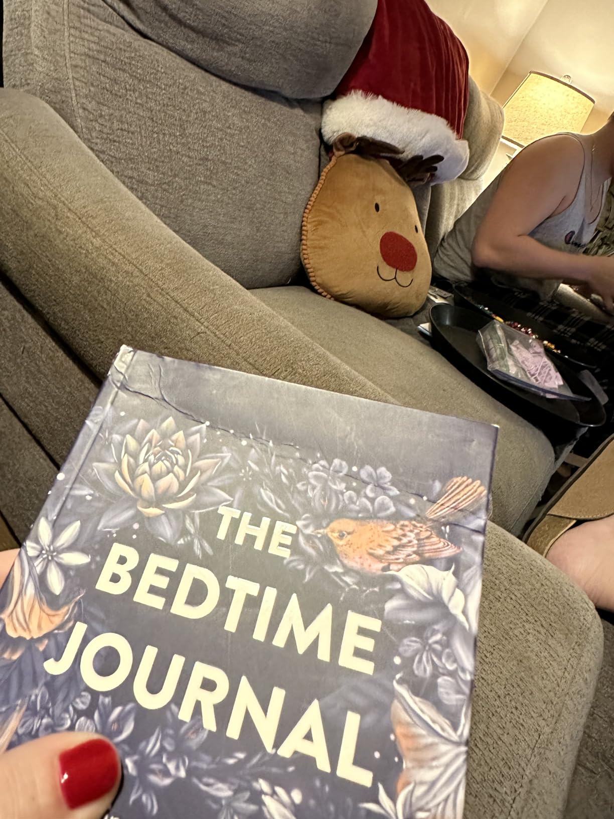 The Bedtime Journal: Two Minutes Each Night for Restful Sleep customer photo 1