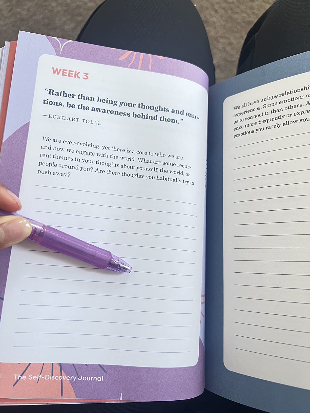 The Self-Discovery Journal: 52 Weeks of Reflection, Inspiration, and Growth (A Year of Reflections Journal) customer photo 2