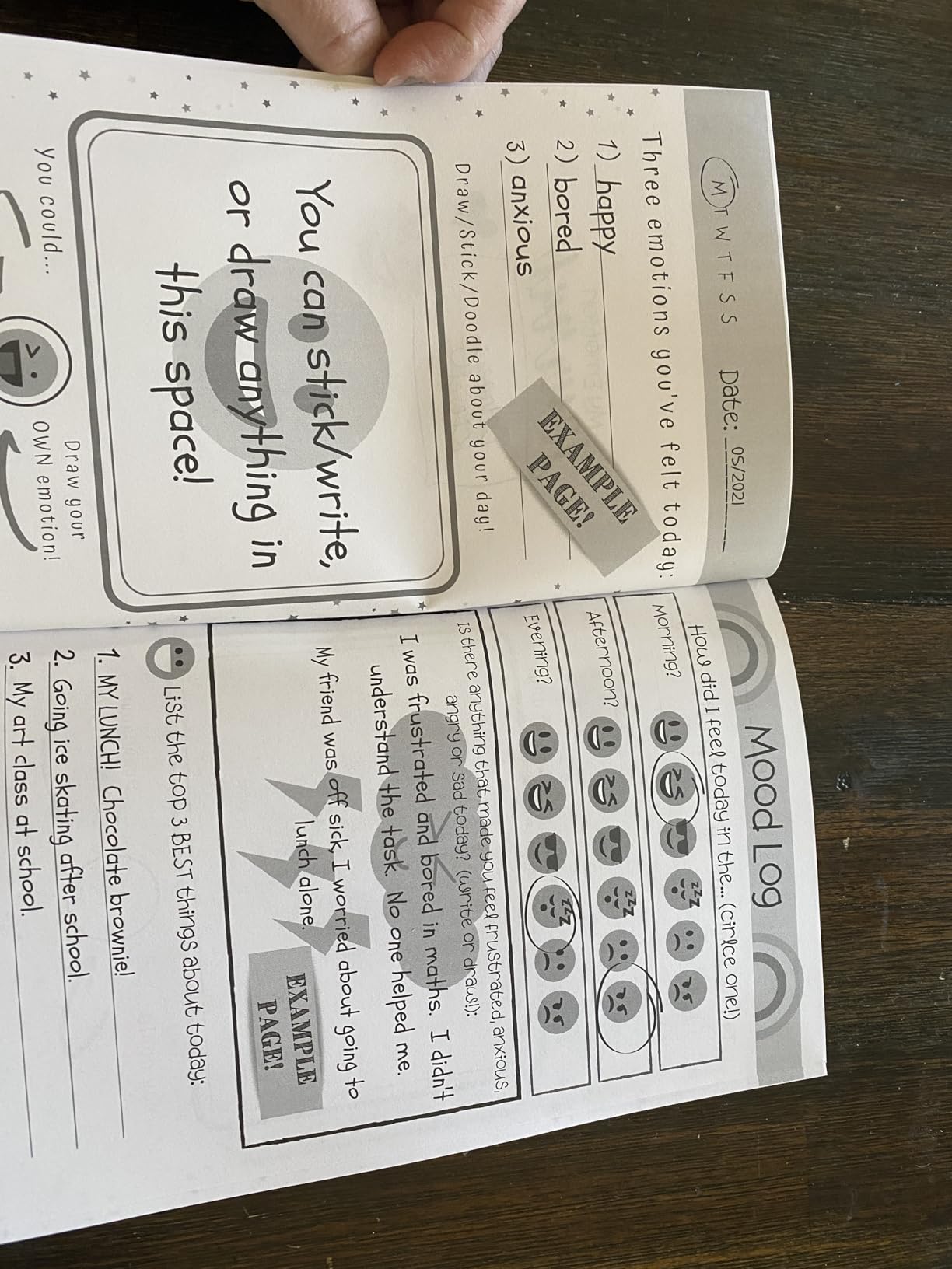 My Emotions Journal: Feelings Journal For Kids And Teens - Help Children And Tweens Express Their Emotions - Through Drawing & Writing - Reduce ... (Mood & Emotion Tracking Journals) customer photo 2