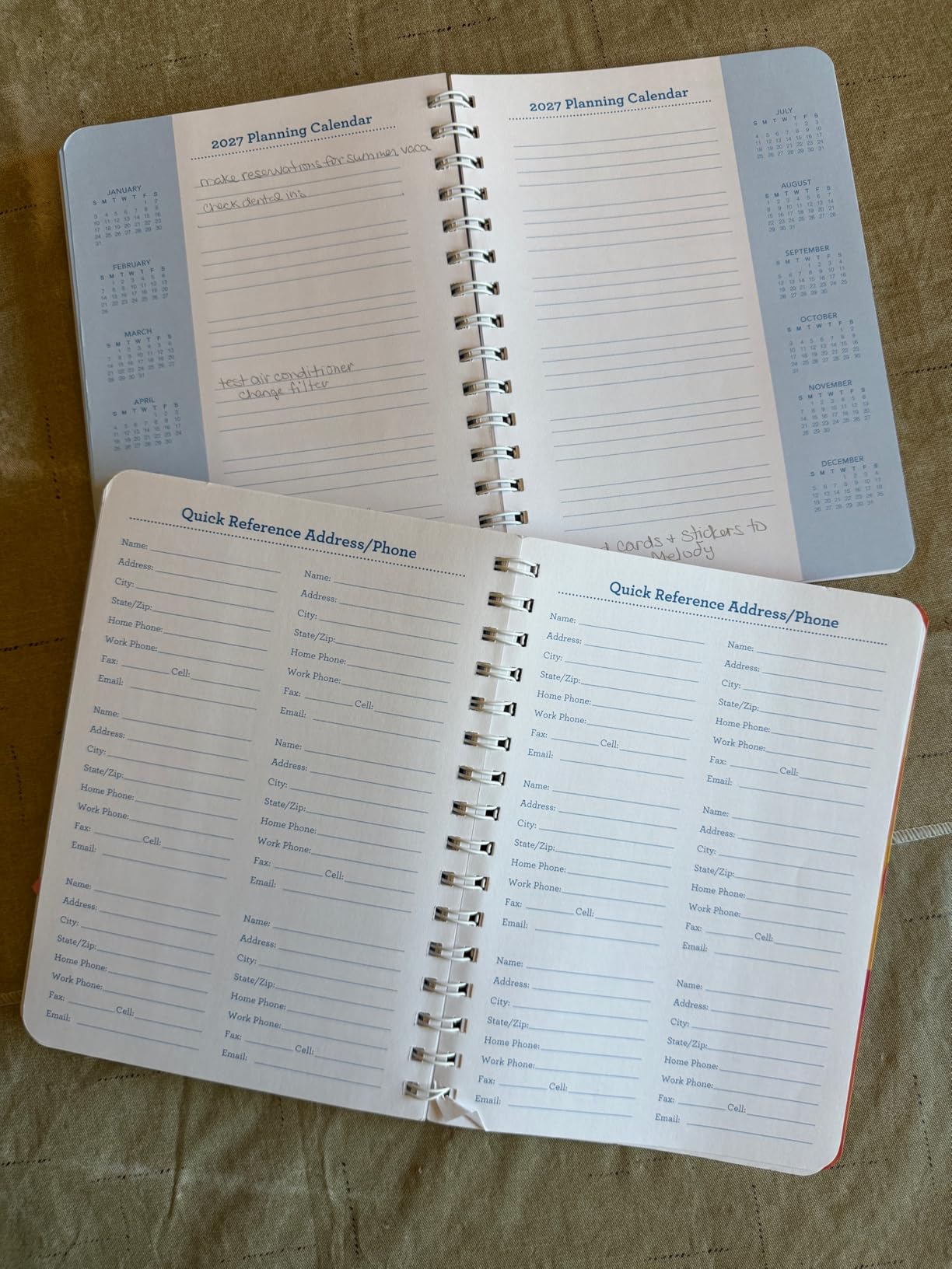 2026 Amy Knapp's Family Organizer: 17-Month Weekly Planner for Mom (Includes Stickers, Thru December 2026) (Amy Knapp's Plan Your Life Calendars) customer photo 2