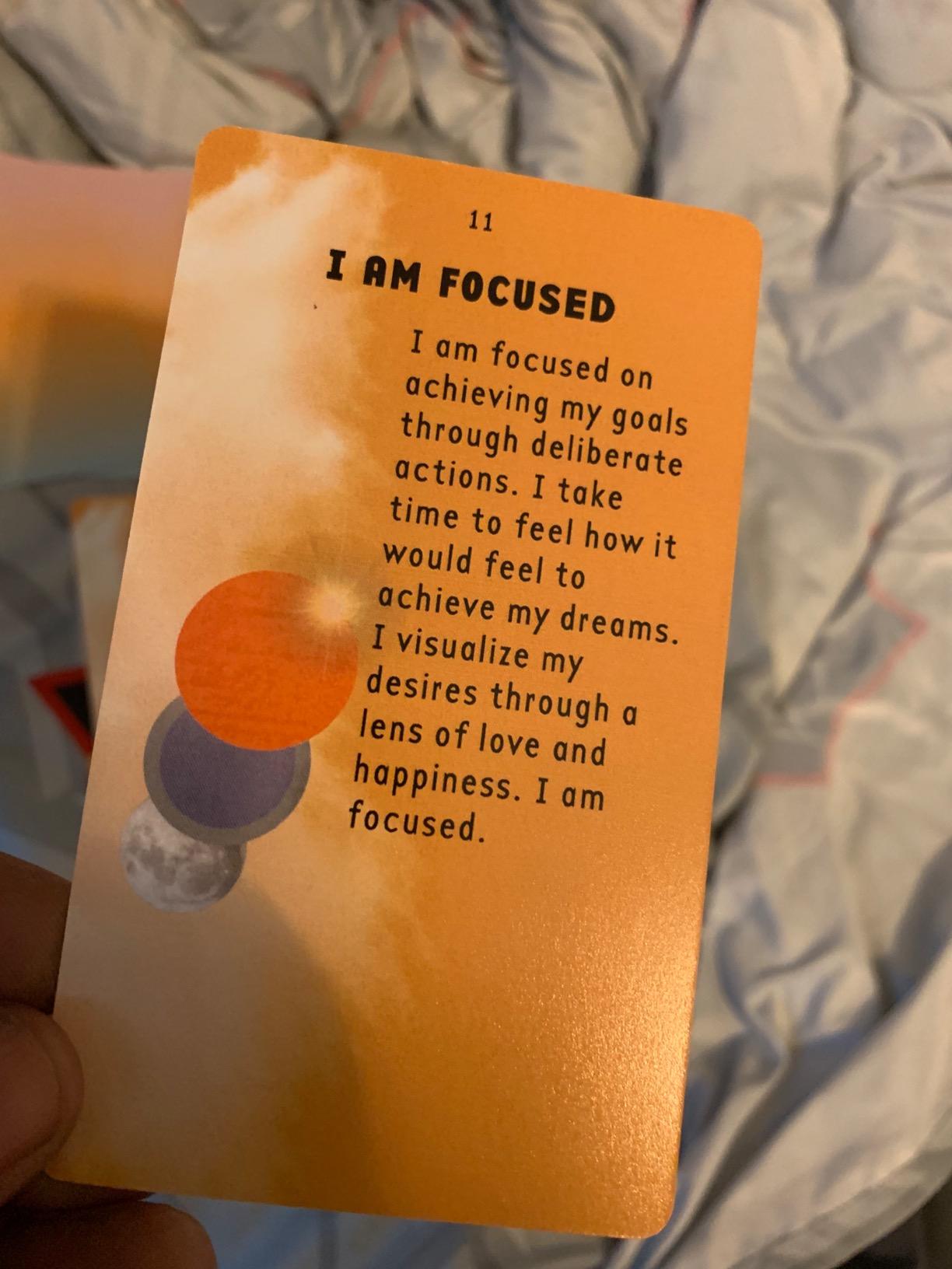 I AM & CO I AM Everything Affirmation Cards Deck - 30 Card Deck - Daily Affirmation Cards for Self Love, Positive Mindset, Motivation & Manifestation - Mindfulness and Self Care Inspirational Cards customer photo 1