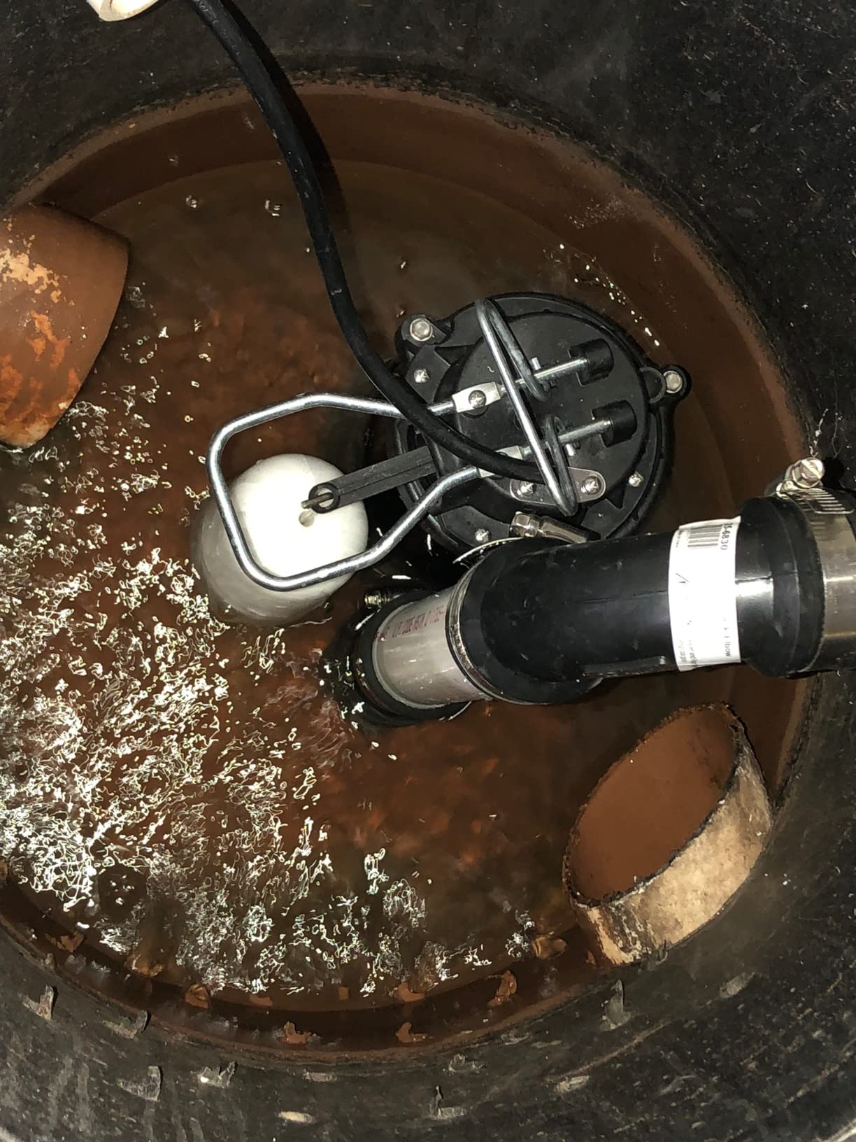 WAYNE CDU800 1/2 HP Submersible Sump Pump - Cast Iron & Stainless Steel, Vertical Float Switch, 5,100 GPH, 3-Year Warranty customer photo 1