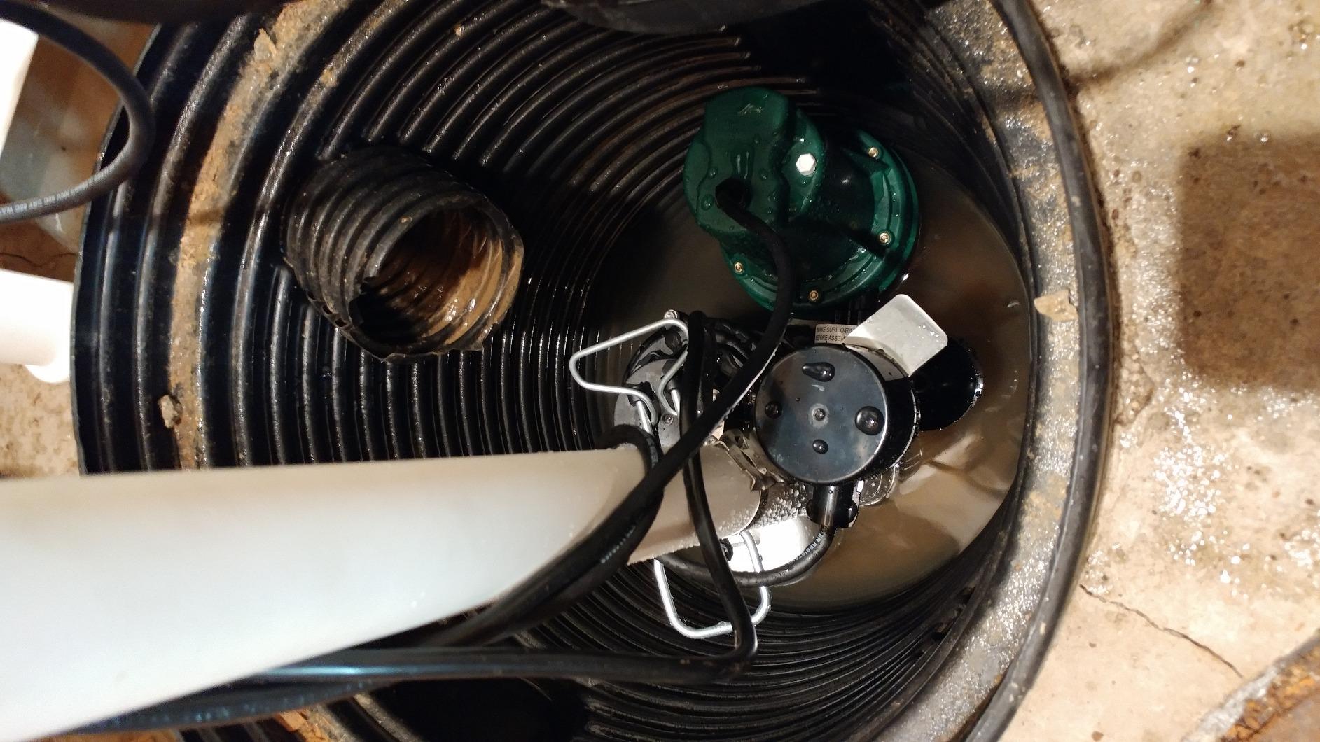 WAYNE CDU800 1/2 HP Submersible Sump Pump - Cast Iron & Stainless Steel, Vertical Float Switch, 5,100 GPH, 3-Year Warranty customer photo 2