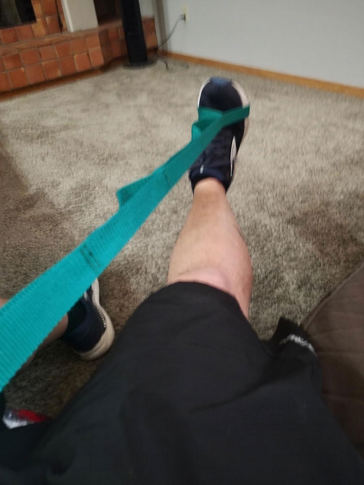 OPTP The Original Stretch Out Strap with Exercise Book, for Flexibility and Mobility Exercises. Stretch Out Straps for Physical Therapy, Yoga Stretching Strap and Knee Therapy Strap. Made in the USA customer photo 2