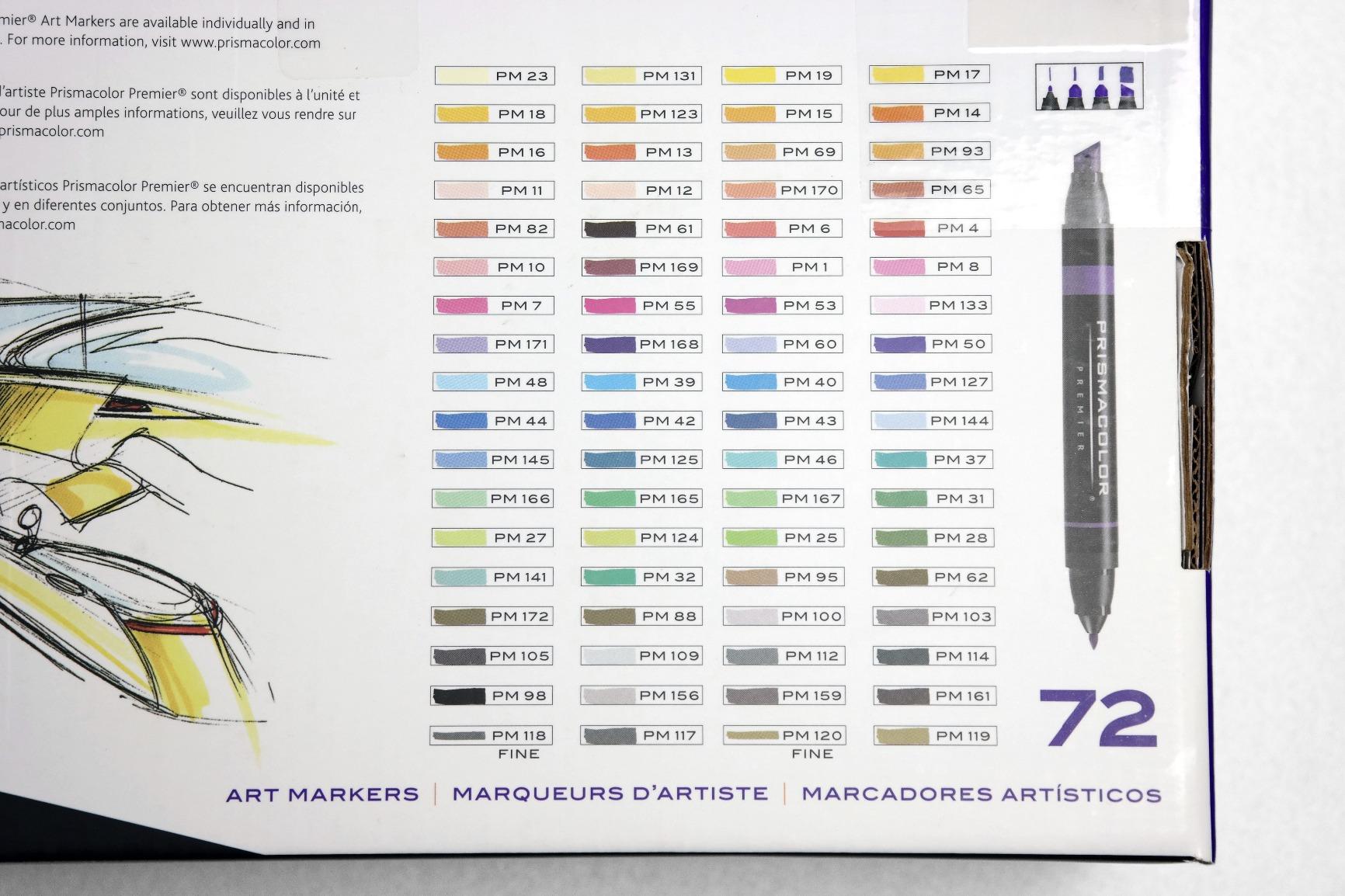 Prismacolor Premier Dual-Ended Art Markers, Alcohol Marker Set, Assorted Colors, 72 Count - Adult Coloring, Drawing, Arts & Crafts customer photo 1